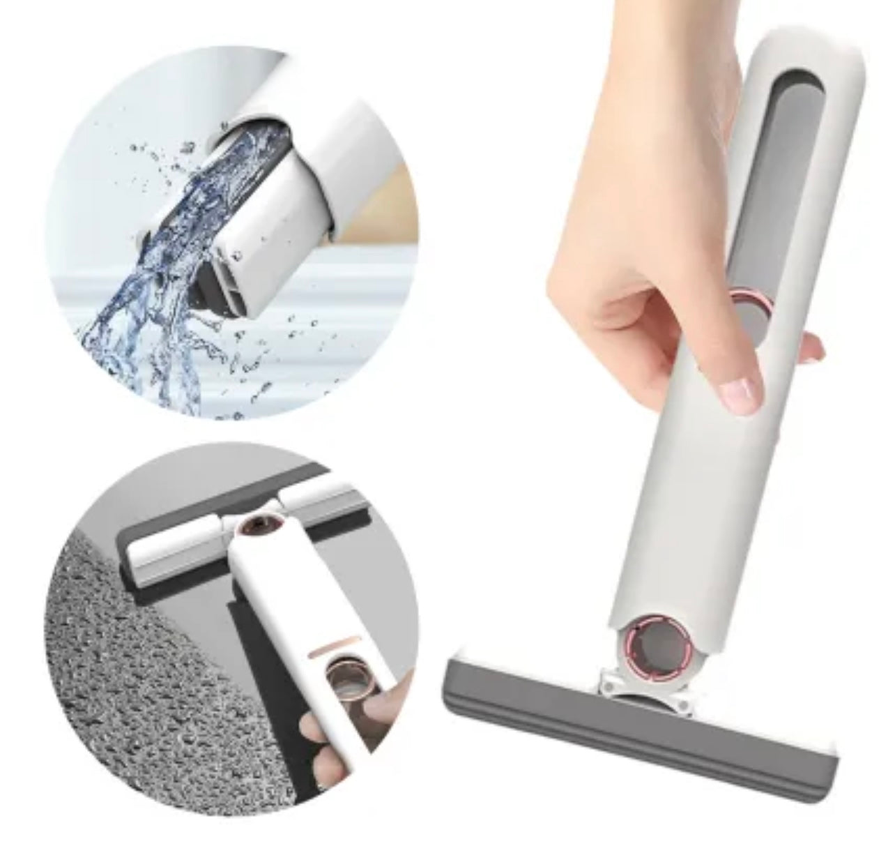 Mini Mops Floor Cleaning Sponge Squeeze Mop Household Cleaning Tools Home Car Portable Wiper Glass Screen Desk Cleaner Mop